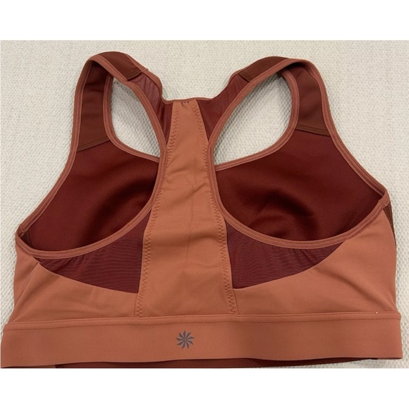 Athleta Women's Hustle Bra in SuperSonic Color Russet Brown Size 36 D/DD - Picture 2 of 5